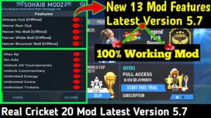 Real Cricket 20 MOD APK V